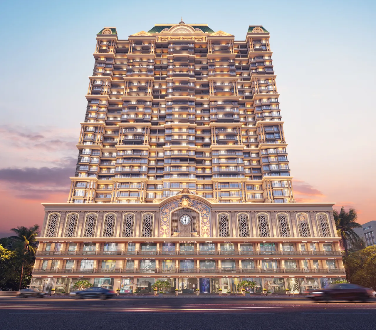 Vikas Ritz Gallexia retail and commercial frontage, Kalyan West