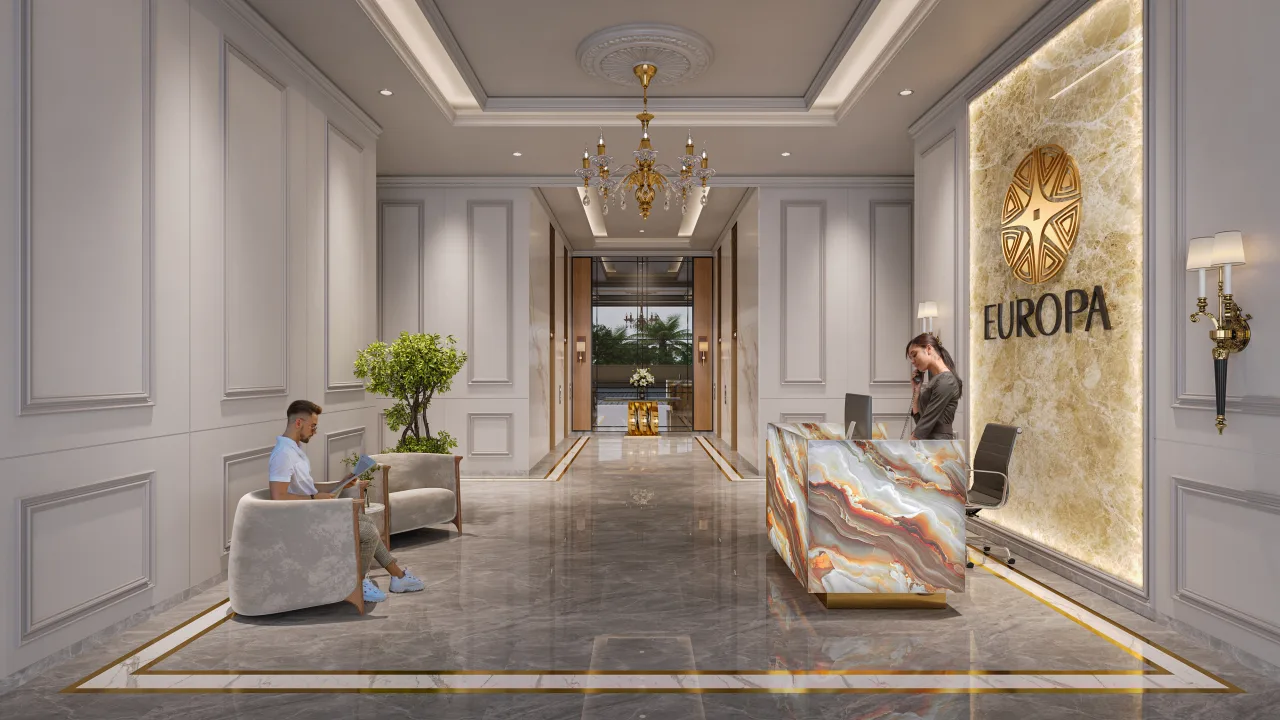 Vikas Ritz grand entrance lobby